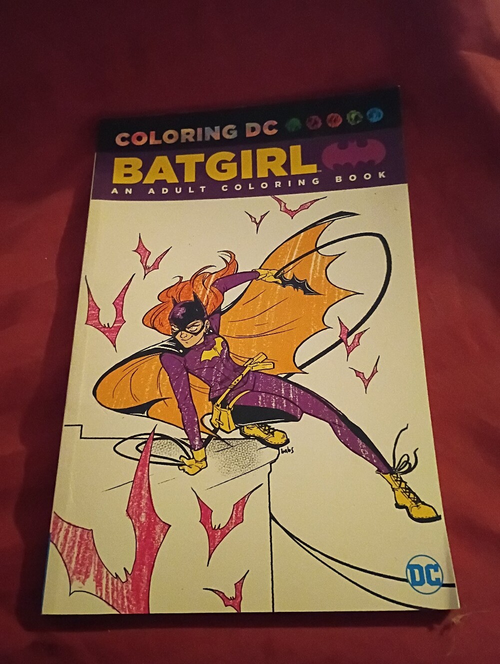 Coloring DC Batgirl Adult Coloring Book